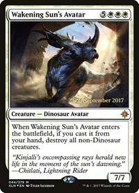 Wakening Sun's Avatar, Prerelease Cards