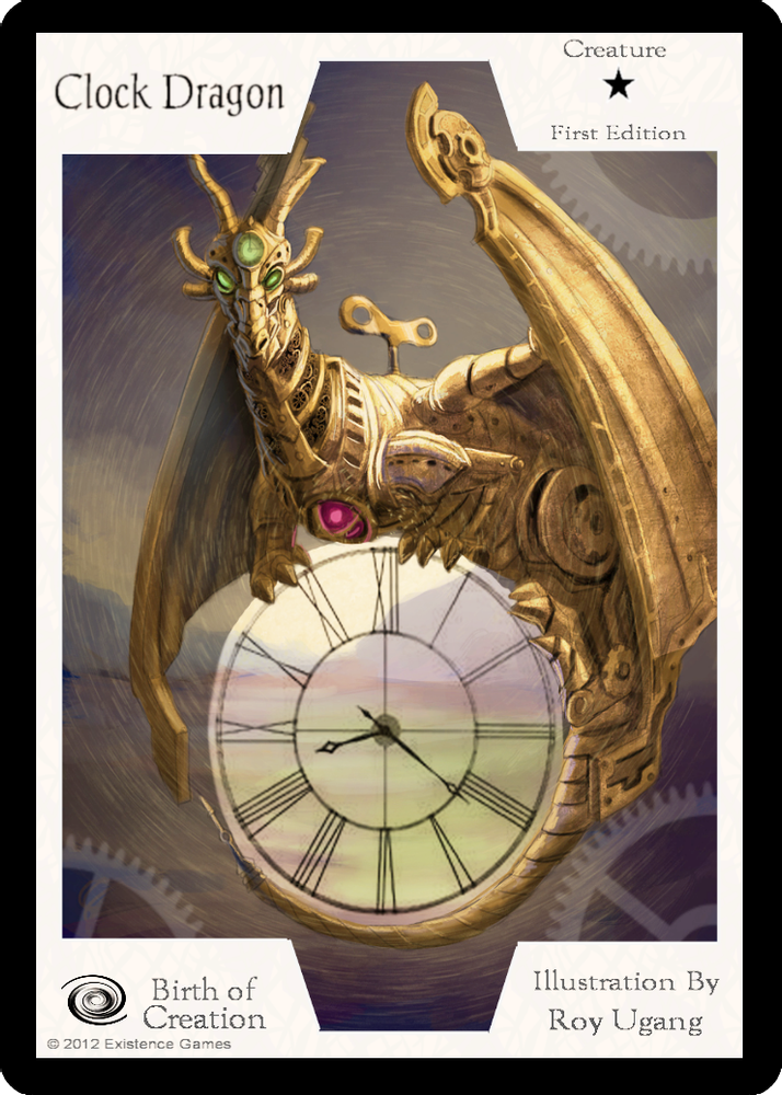 Clock Dragon (First Edition), Standard, front