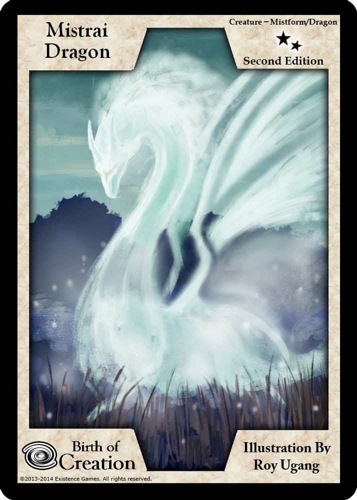 Mistrai Dragon (Second Edition), Standard, front