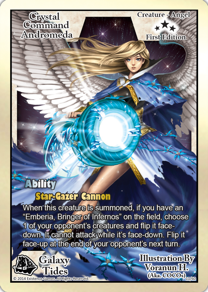 Crystal Command Andromeda (First Edition), Standard, front