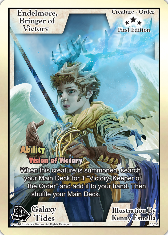 Endelmore, Bringer of Victory (First Edition), Foil, front