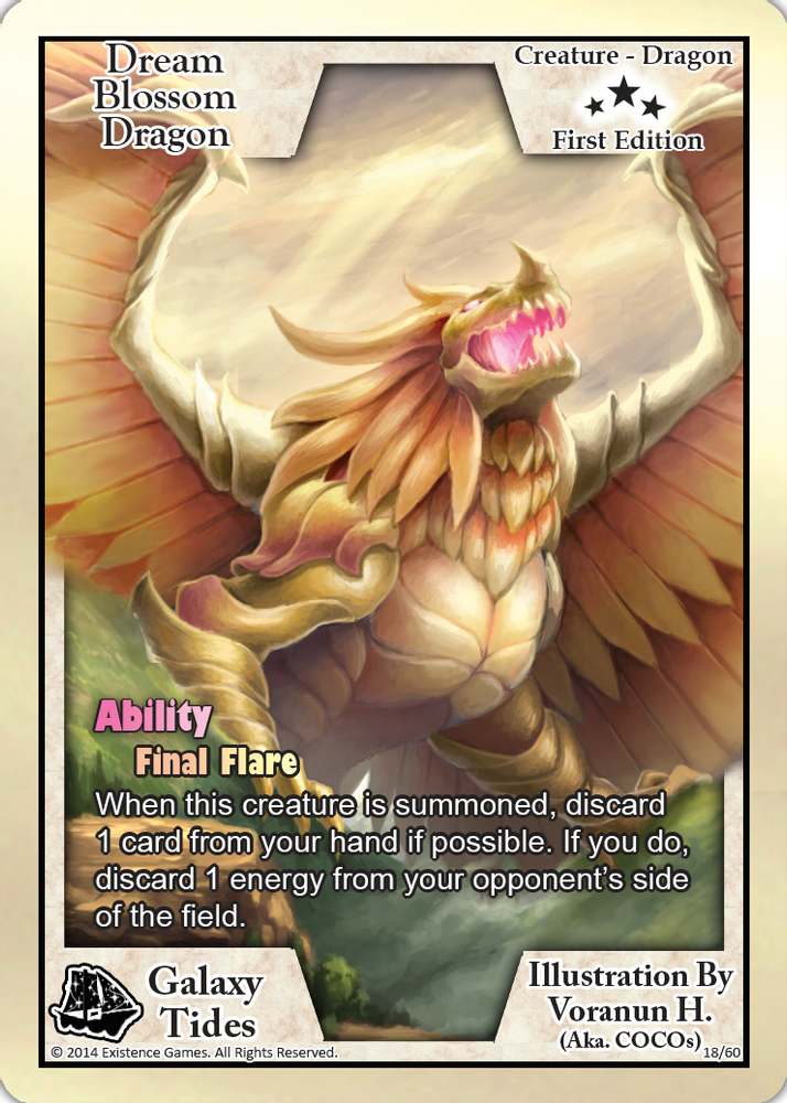 Dream Blossom Dragon (First Edition), Standard, front