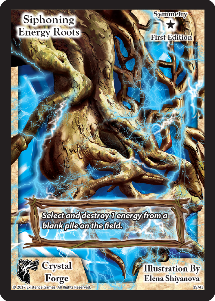 Siphoning Energy Roots (First Edition), Standard, front