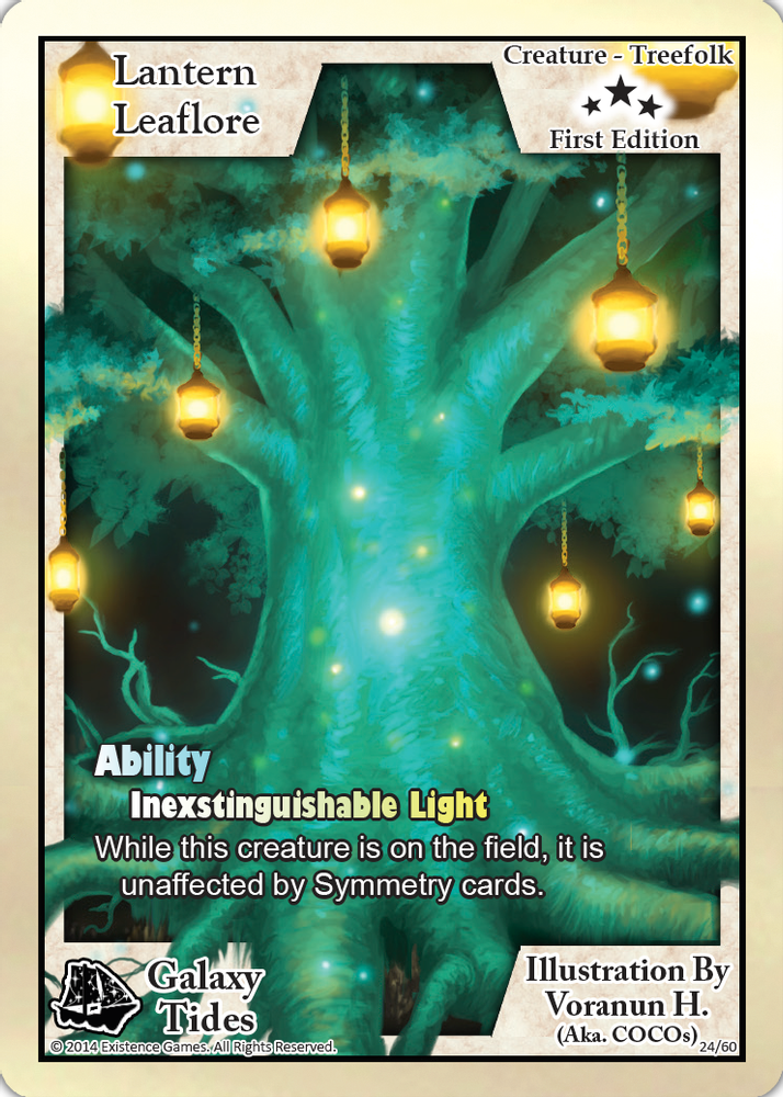 Lantern Leaflore (First Edition), Foil, front