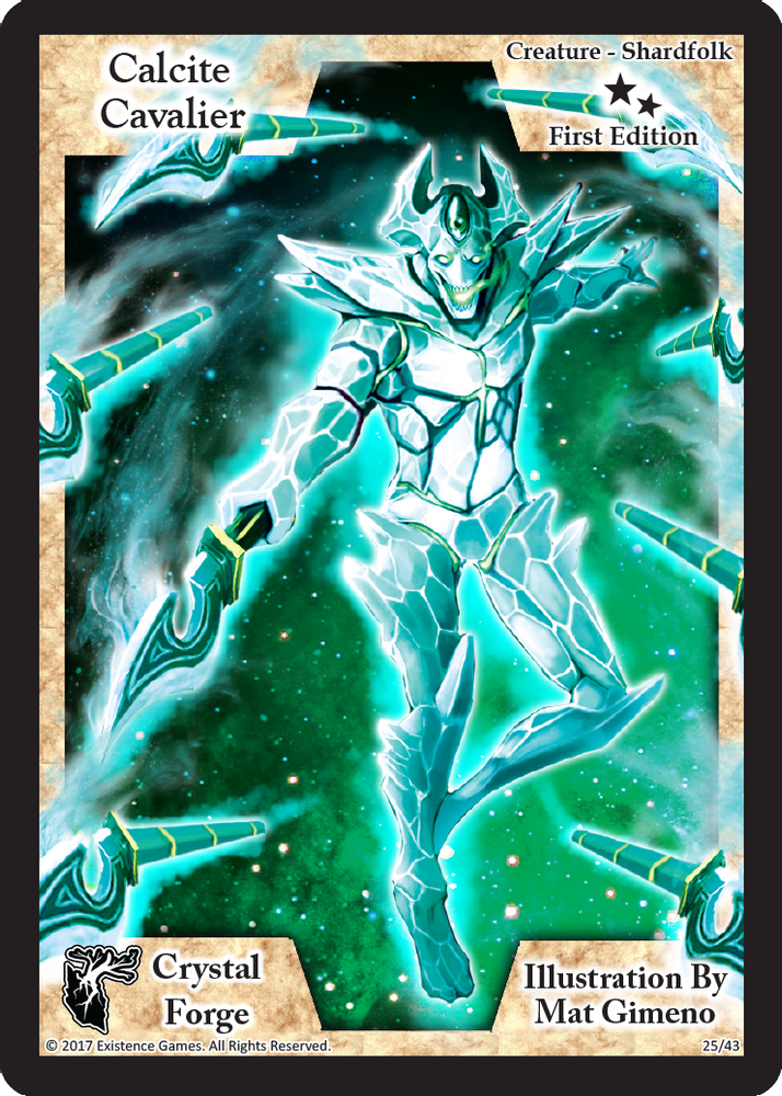 Calcite Cavalier (First Edition), Standard, front