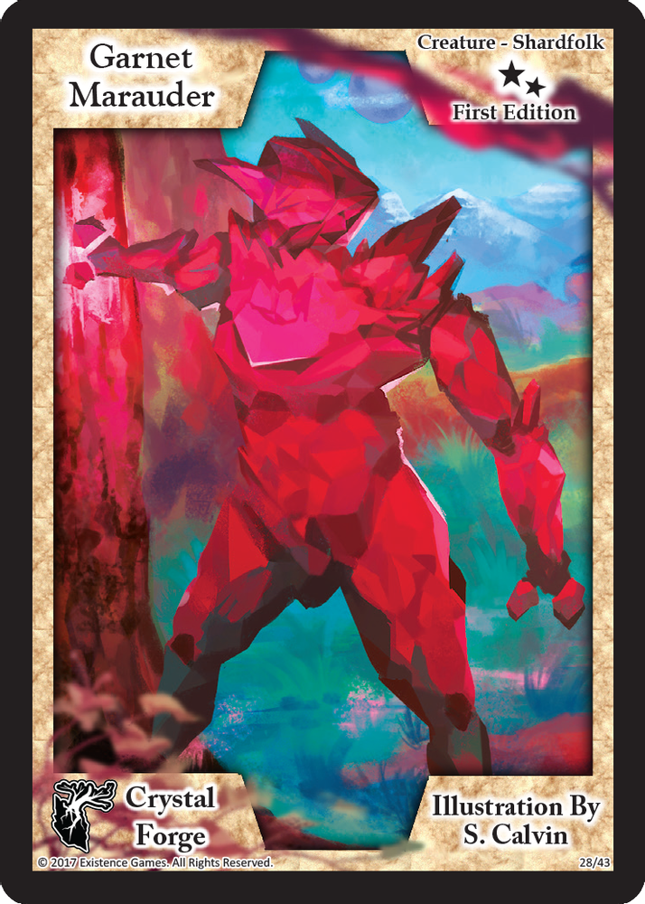 Garnet Marauder (First Edition), Standard, front