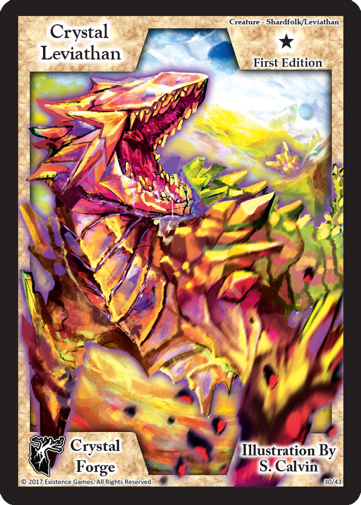 Crystal Leviathan (First Edition), Standard, front