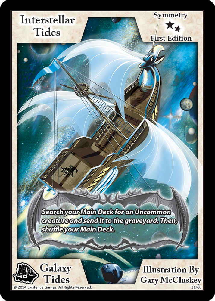 Interstellar Tides (First Edition), Foil, front