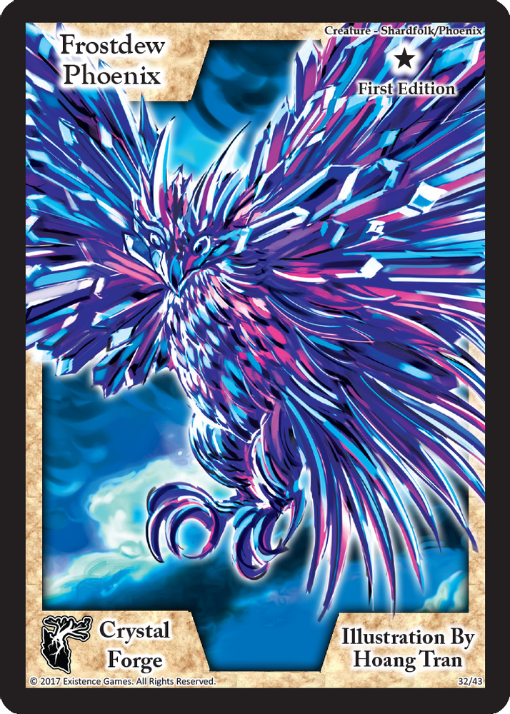 Frostdew Phoenix (First Edition), Standard, front