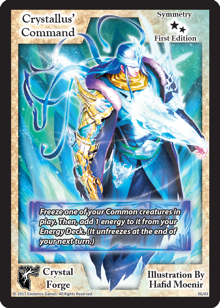 Crystallus' Command (First Edition), Standard, front