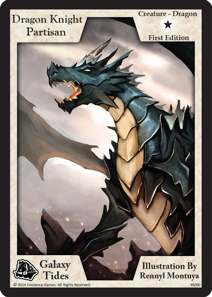 Dragon Knight Partisan (First Edition), Standard, front