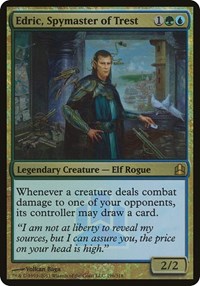 Edric, Spymaster of Trest (Commander Launch Promo), Oversize Cards