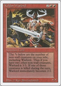 Keldon Warlord, Revised Edition