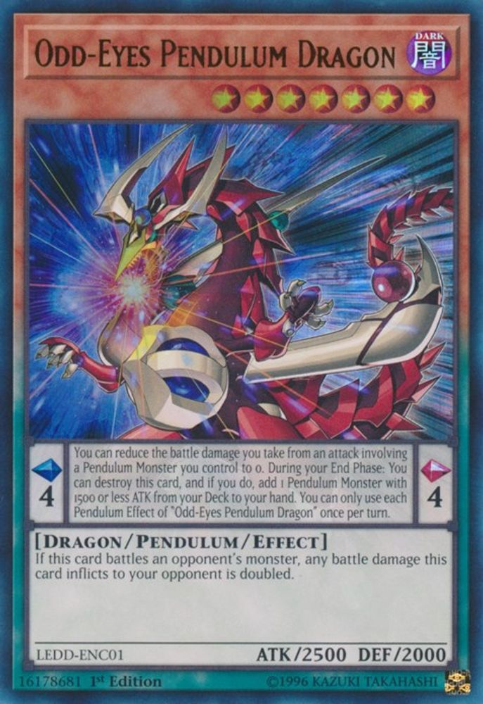 Odd-Eyes Pendulum Dragon (UR), 1st-edition, front