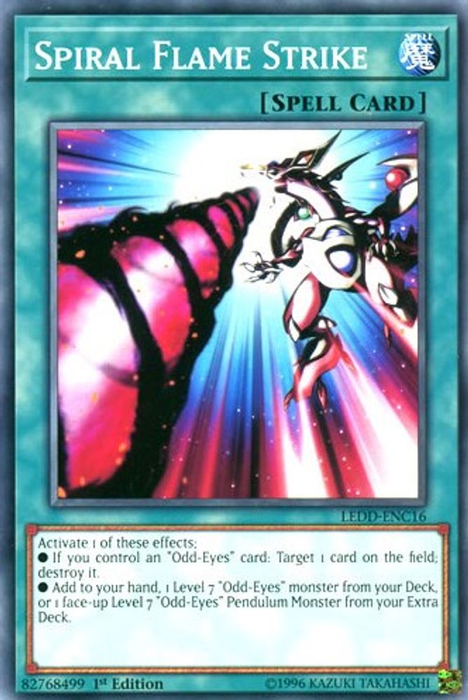 Spiral Flame Strike, 1st-edition, front