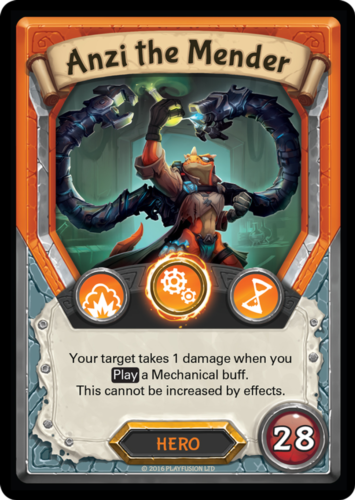 Anzi the Mender (Claimed), Standard, front