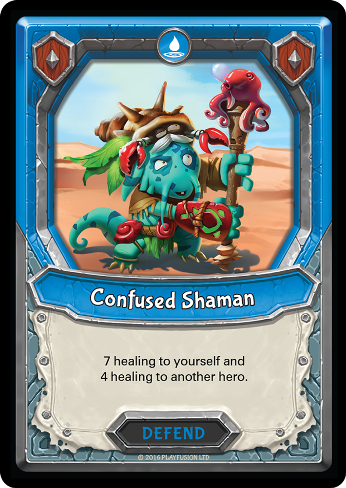 Confused Shaman (Unclaimed), Standard, front