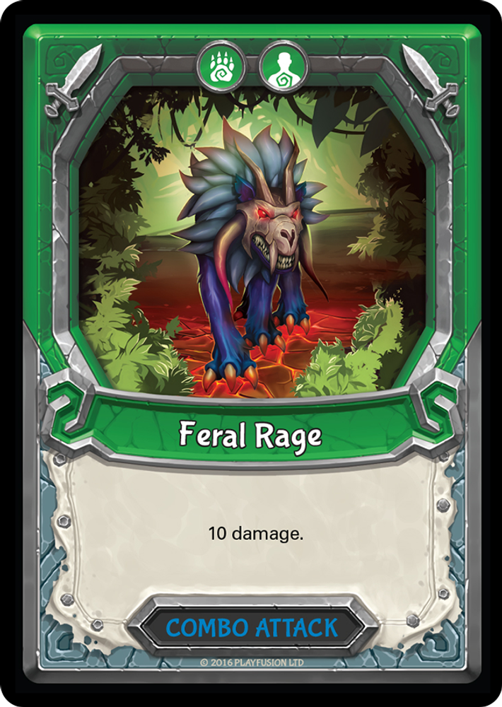 Feral Rage (Unclaimed), Standard, front