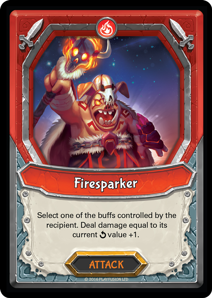 Firesparker (Claimed), Standard, front