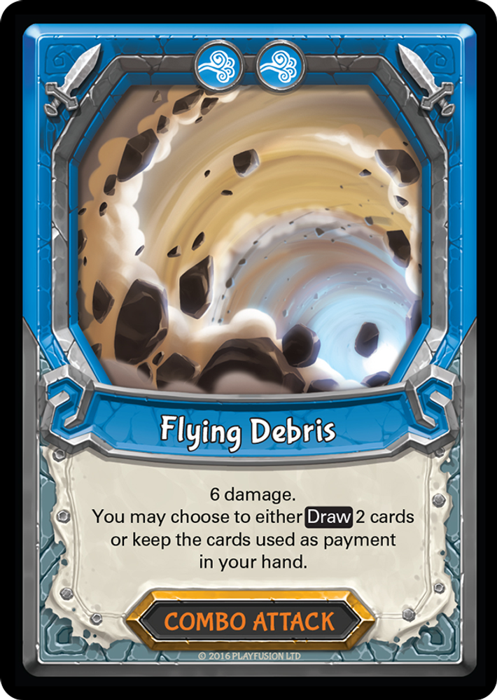 Flying Debris (Claimed), Standard, front