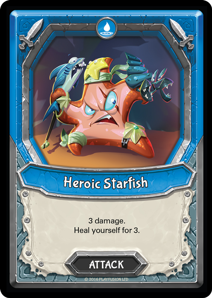 Heroic Starfish (Claimed), Standard, front