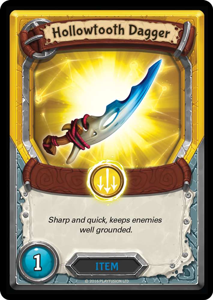 Hollowtooth Dagger (Unclaimed), Standard, front