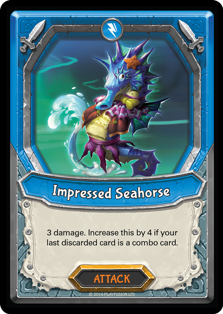 Impressed Seahorse (Unclaimed), Standard, front