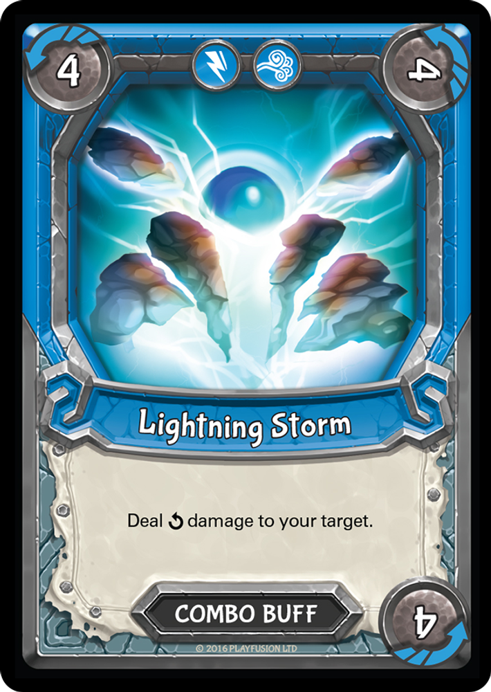 Lightning Storm (Unclaimed), Standard, front