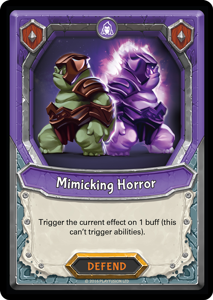 Mimicking Horror (Claimed), Standard, front