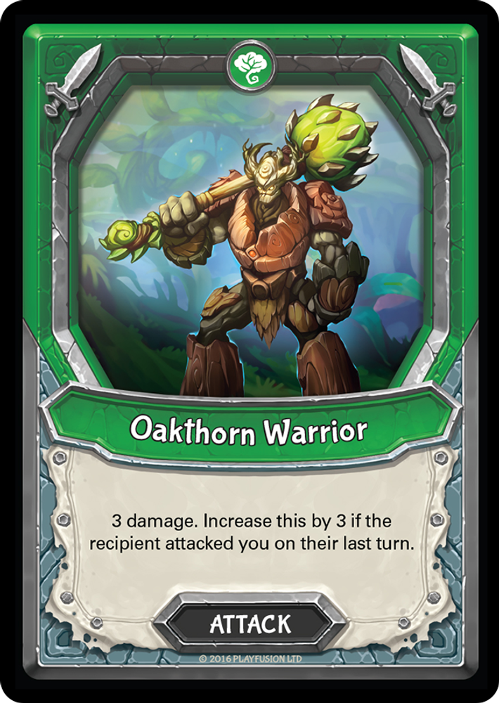 Oakthorn Warrior (Unclaimed), Standard, front