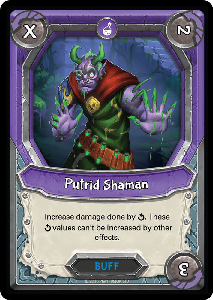 Putrid Shaman (Unclaimed), Standard, front