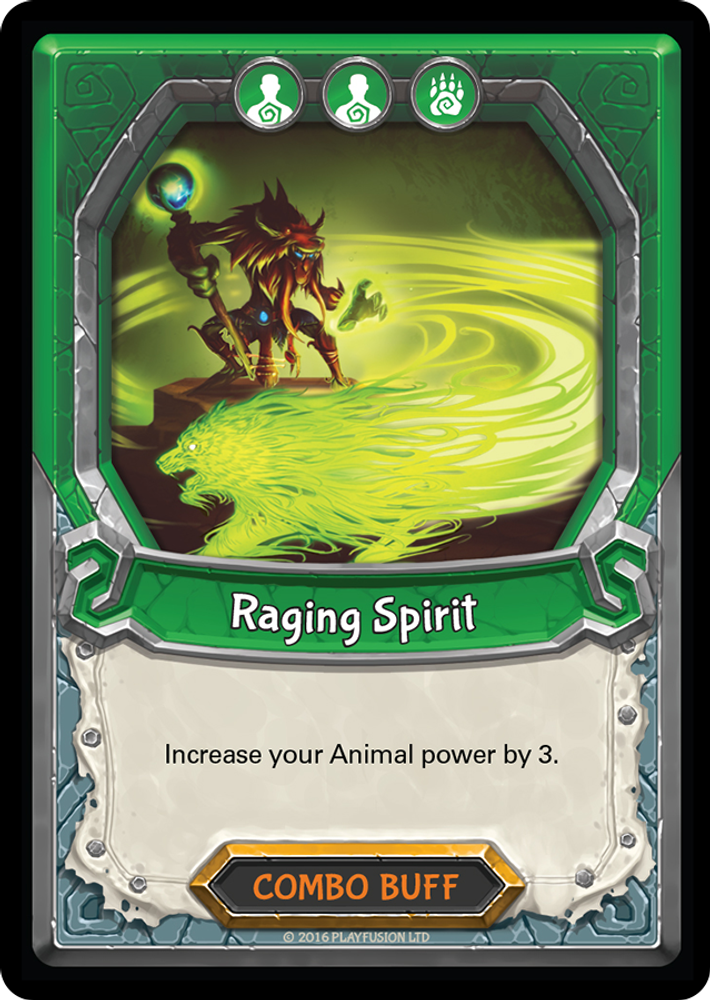 Raging Spirit (Claimed), Standard, front