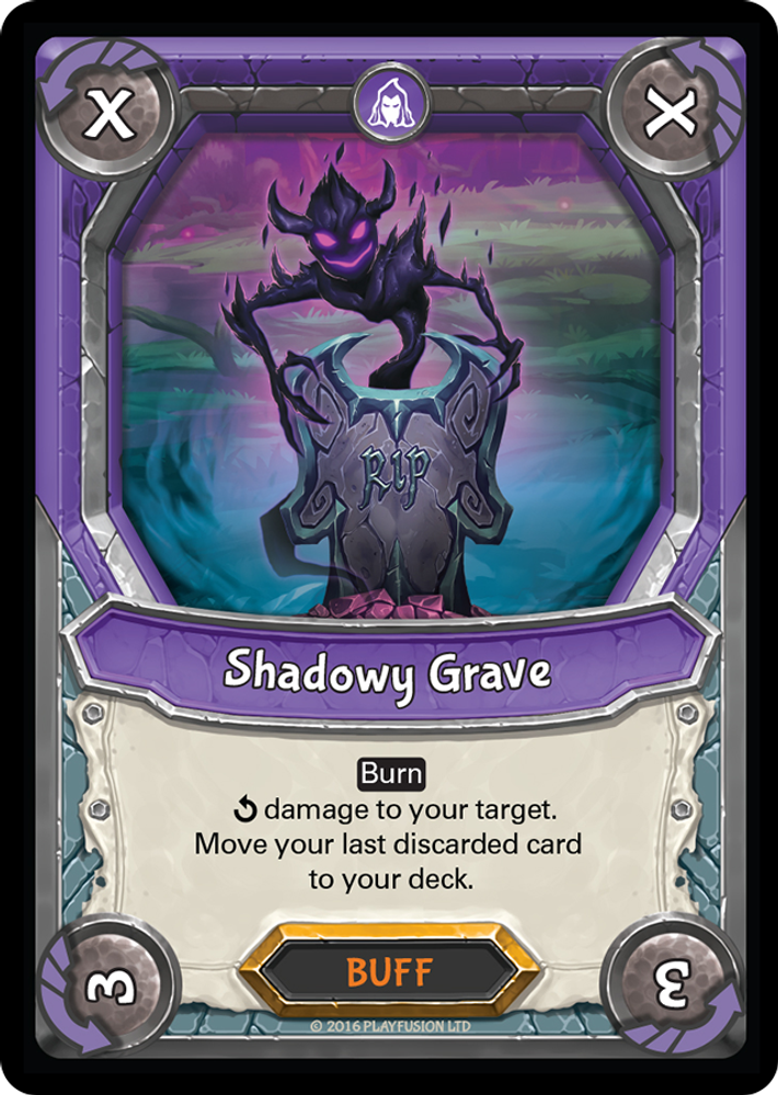 Shadowy Grave (Claimed), Standard, front