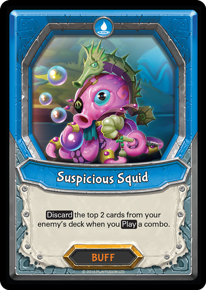 Suspicious Squid (Claimed), Standard, front