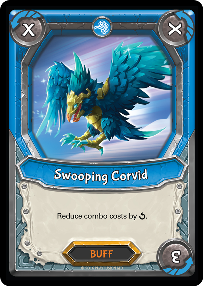 Swooping Corvid (Claimed), Standard, front