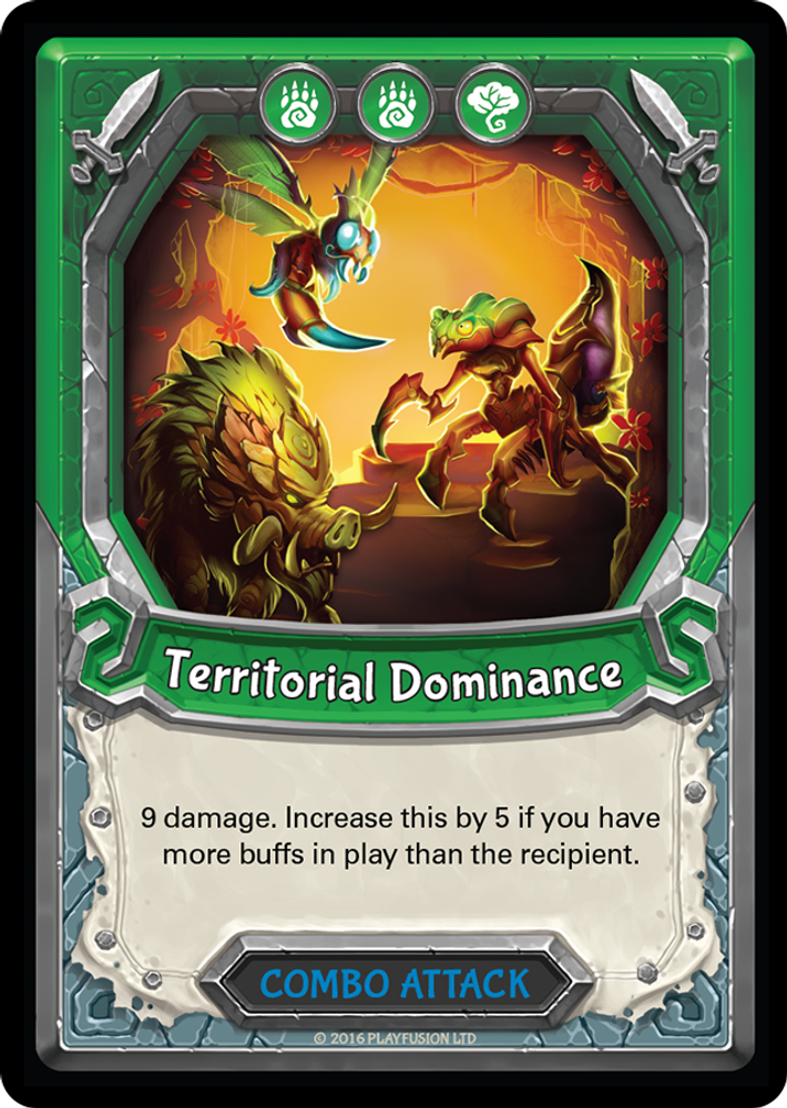 Territorial Dominance (Unclaimed), Standard, front