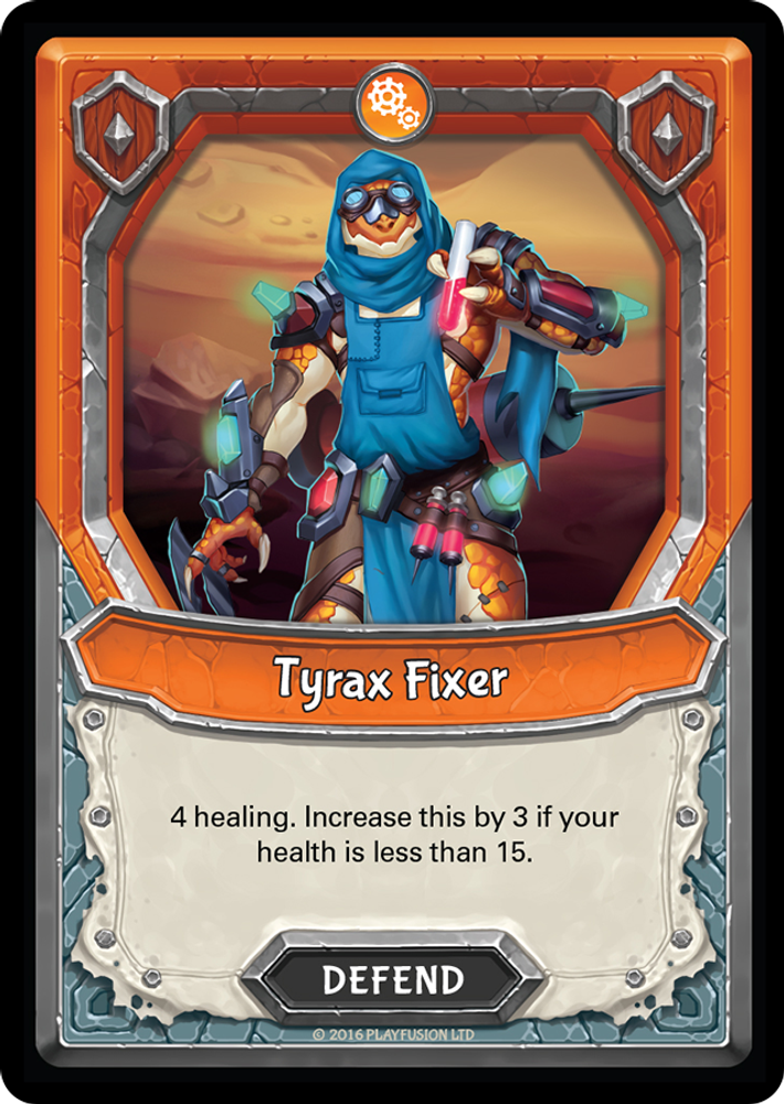 Tyrax Fixer (Claimed), Standard, front