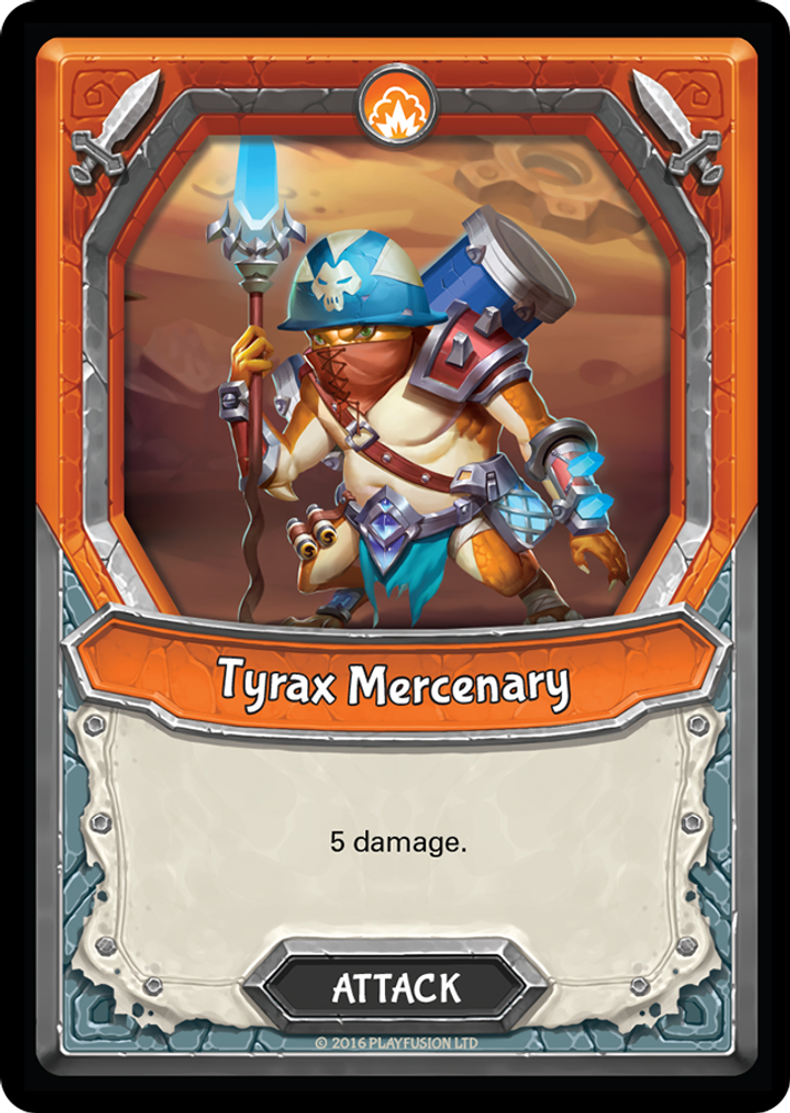 Tyrax Mercenary (Unclaimed), Standard, front