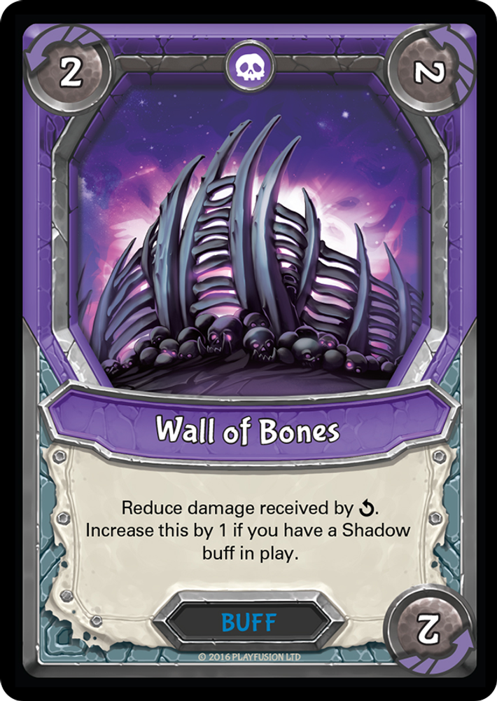 Wall of Bones (Unclaimed), Standard, front