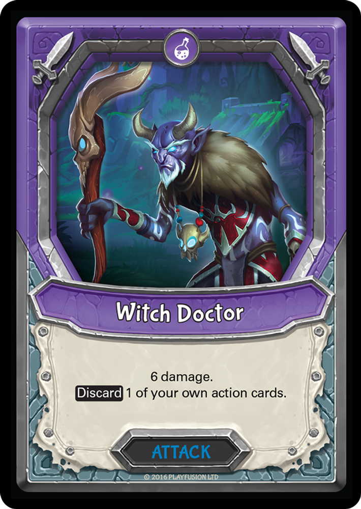 Witch Doctor (Unclaimed), Standard, front