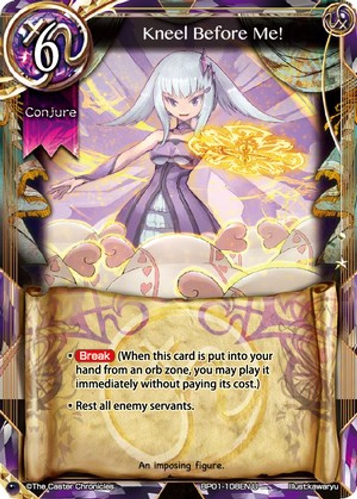 Kneel Before Me!, Standard, front