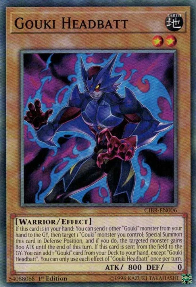 Gouki Headbatt, 1st-edition, front