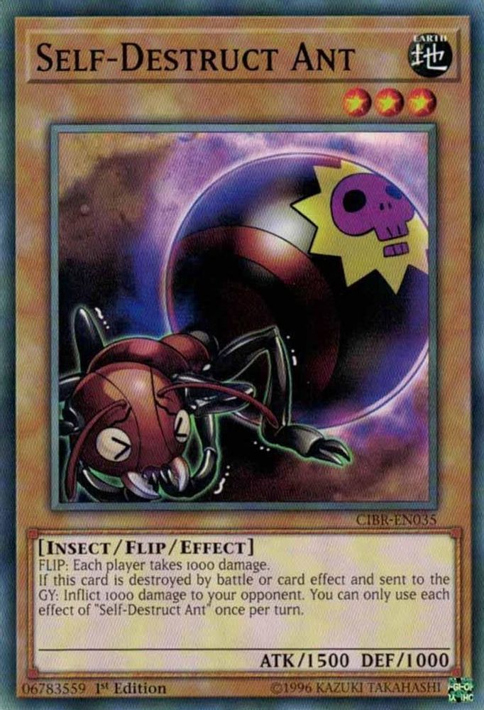Self-Destruct Ant, 1st-edition, front