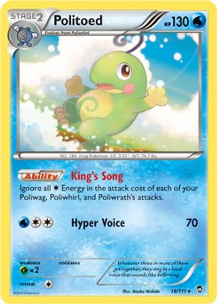 Politoed - 18/111 (Cosmos Holo)