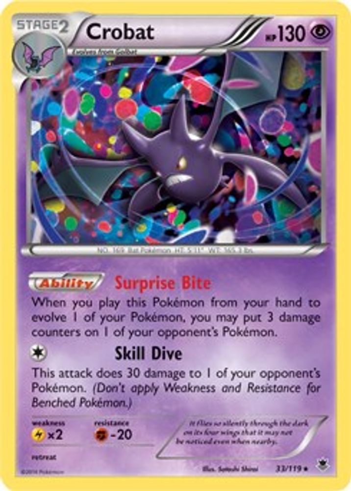 Crobat - 33/119 (Cosmos Holo)