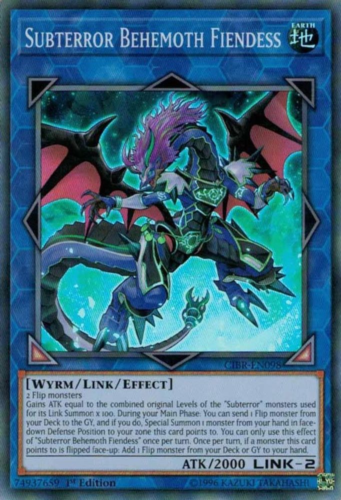 Subterror Behemoth Fiendess, 1st-edition, front