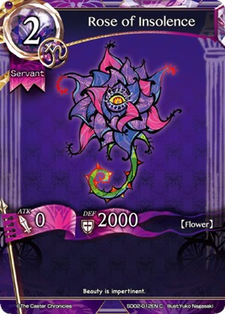 Rose of Insolence, Standard, front