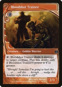 Bloodshot Trainee, Future Sight