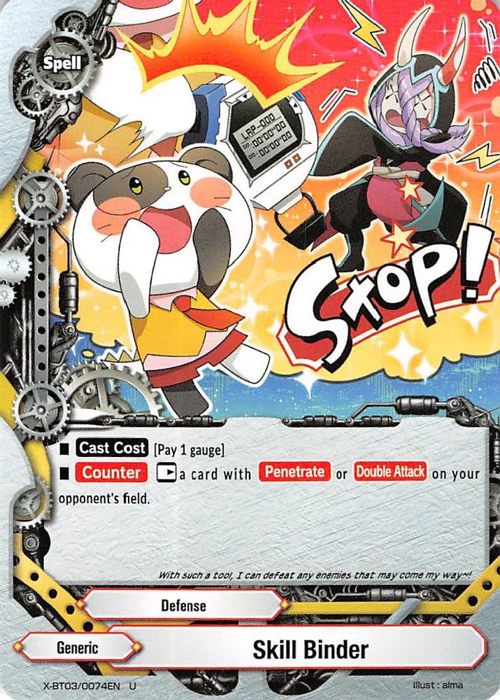 Skill Binder, Standard, front