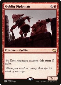 Goblin Diplomats, Duel Decks: Merfolk vs. Goblins